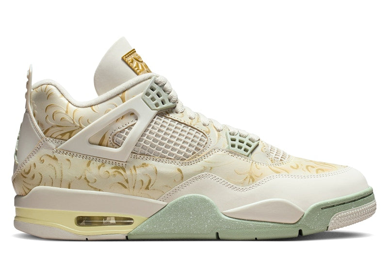 Air Jordan 4 Retro Se Somos Eternos - Soft Pearl/Metallic Gold/Light Bone/Jade Horizon - IM8116-047