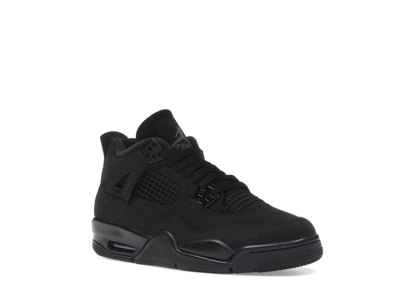 Air Jordan 4 Retro Black Cat (2025) (GS), vista a 360 gradi 5 di 36