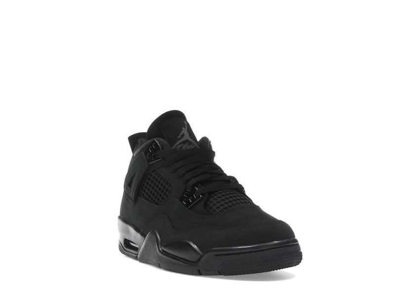 Air Jordan 4 Retro Black Cat (2025) (GS), vista a 360 gradi 7 di 36