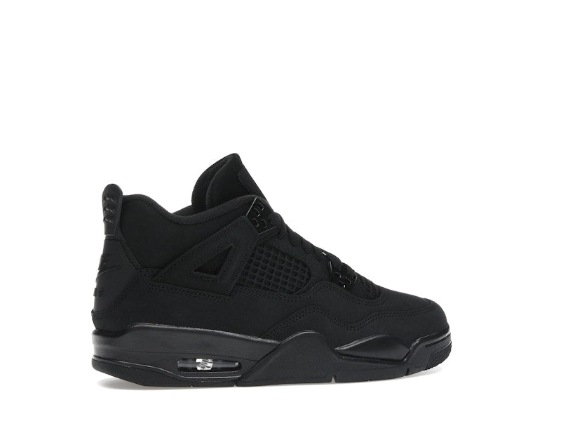 Air Jordan 4 Retro Black Cat (2025) (GS), vista a 360 gradi 35 di 36