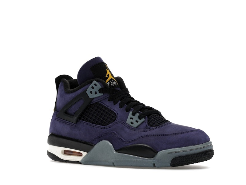 Air Jordan 4 Retro Lakers (GS), vista a 360 gradi 4 di 36