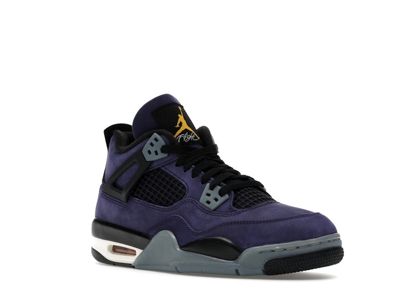 Air Jordan 4 Retro Lakers (GS), vista a 360 gradi 5 di 36