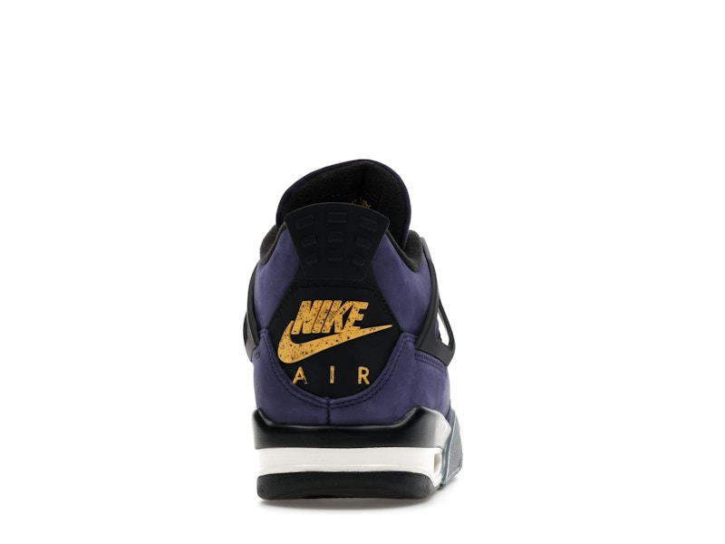 Air Jordan 4 Retro Lakers (GS), vista a 360 gradi 28 di 36