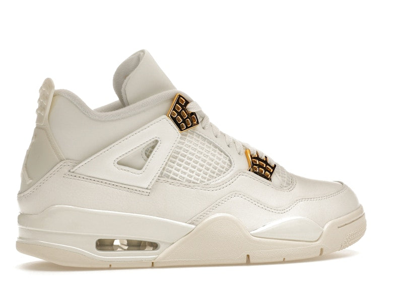 Air Jordan 4 Retro Metallic Gold, vista a 360 gradi 35 di 36