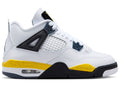 Air Jordan 4 Retro Rare Air Tour Yellow (GS) - White/Tour Yellow/Dark Blue Grey/Black - 408452-102