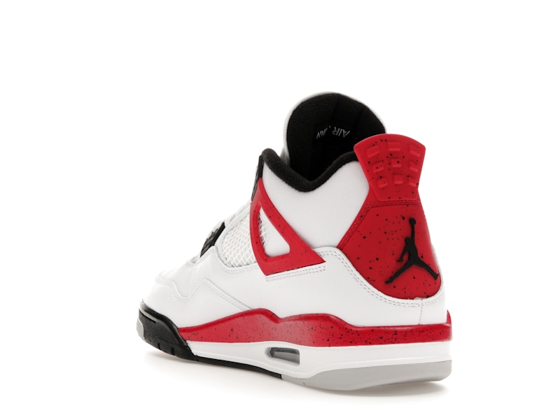 Air Jordan 4 Retro Red Cement, vista a 360 gradi 25 di 36