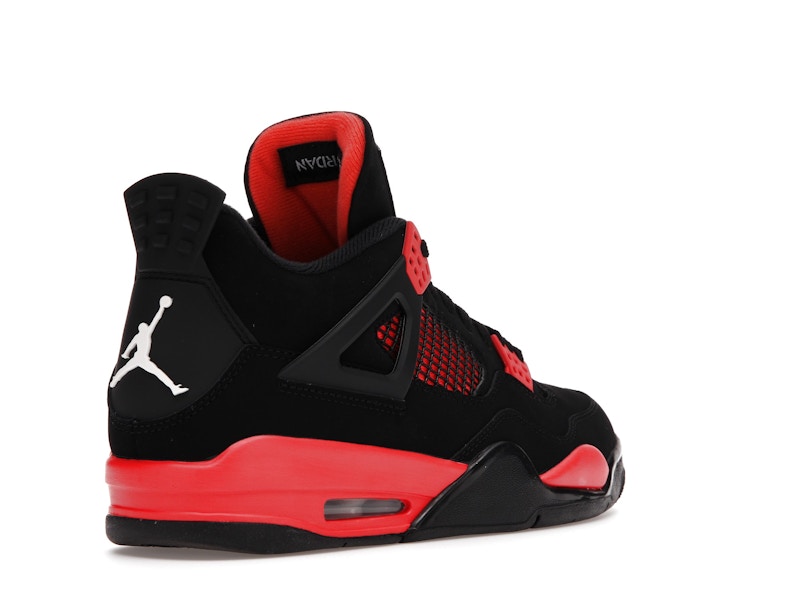 Air Jordan 4 Retro Red Thunder, vista a 360 gradi 32 di 36