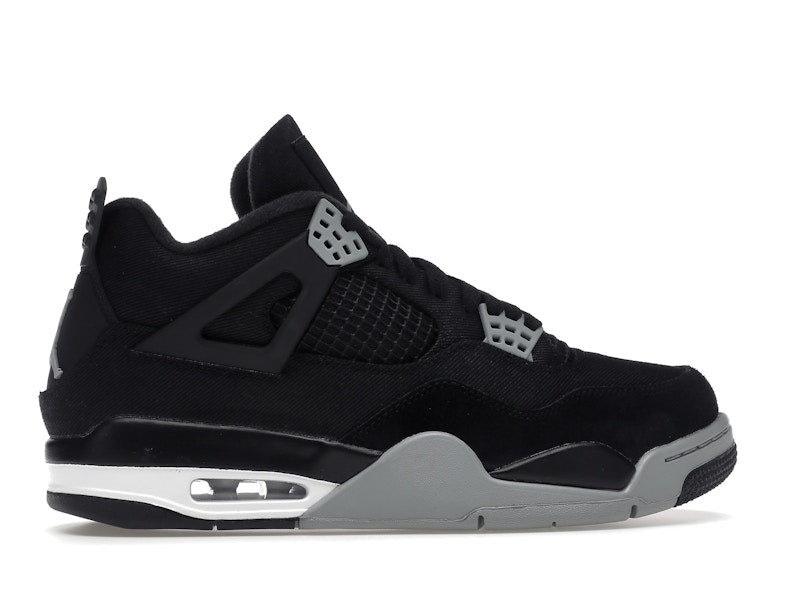 Air Jordan 4 Retro SE Black Canvas, vista a 360 gradi 37 di 38