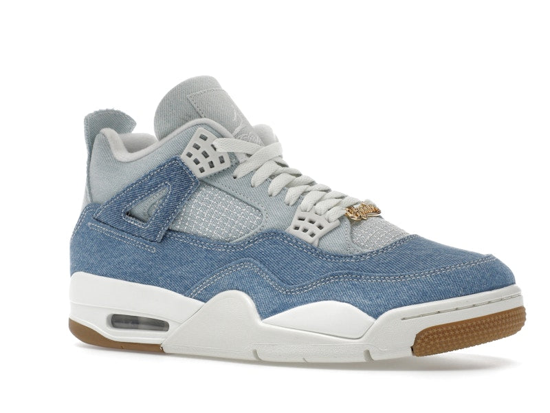 Air Jordan 4 Retro Tex Denim Worn Blue, vista a 360 gradi 4 di 36