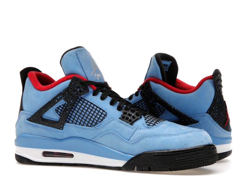 Air Jordan 4 Retro Travis Scott Cactus Jack, vista a 360 gradi 21 di 36