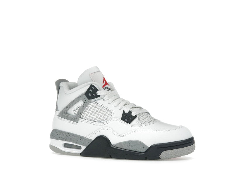 Air Jordan 4 Retro White Cement (2025) (GS), vista a 360 gradi 4 di 36