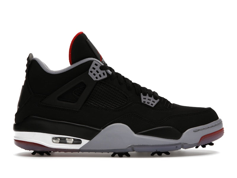 Air Jordan 4 Retro Golf Bred - Black/Fire Red-Cement Grey-White - CU9981-002 - 01