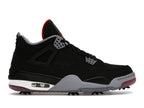 Air Jordan 4 Retro Golf Bred - Black/Fire Red-Cement Grey-White - CU9981-002 - 01