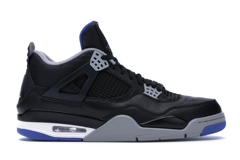 Air Jordan 4 Retro Motorsports Alternate - Black/Game Royal-Matte Silver-White - air-jordan-4-retro-motorsports-alternate - 01