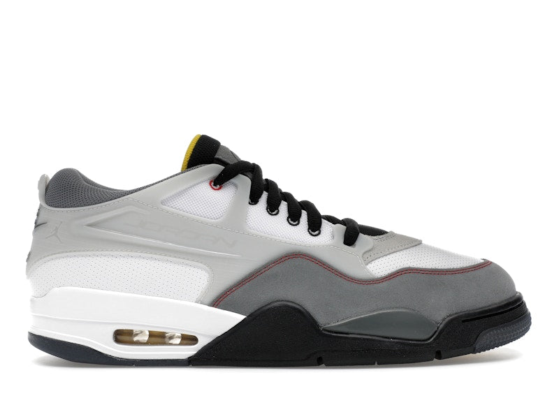 Air Jordan 4 Rm Premium White Black Smoke Grey Fire Red - White/Black/Smoke Grey/Fire Red - IB8052-100 - 01