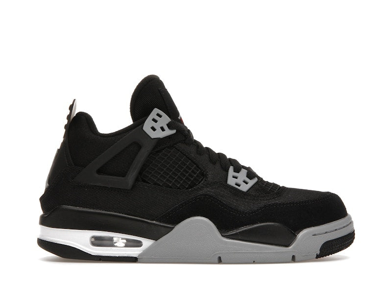 Jordan 4 Retro Black Canvas (GS), vista a 360 gradi 1 di 36