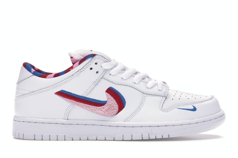 Nike Sb Dunk Low Parra - White/Red-Pink - CN4504-100 - 01