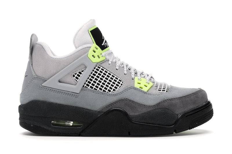 Air Jordan 4 Retro Se Neon (GS) - Cool Grey/Volt-Wolf Grey-Anthracite - CT5343-007 - 01