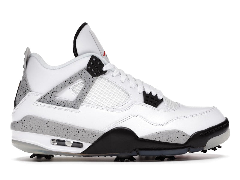 Air Jordan 4 Retro Golf White Cement - White/Tech Grey-Black-Fire Red - CU9981-100 - 01