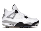 Air Jordan 4 Retro Golf White Cement - White/Tech Grey-Black-Fire Red - CU9981-100 - 01