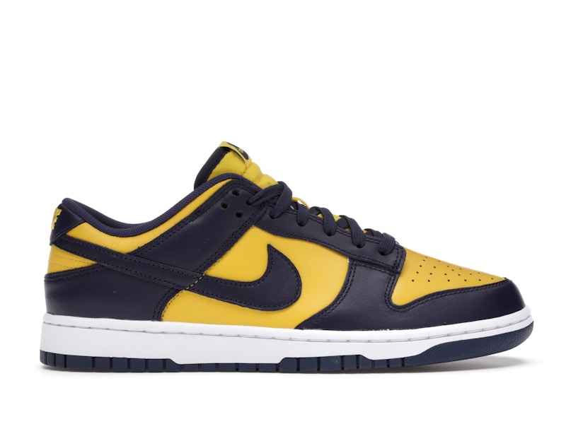 Nike Dunk Low Michigan - Varsity Maize/Midnight Navy-White - DD1391-700 - 01