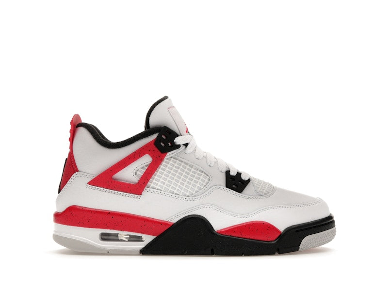 Air Jordan 4 Retro Red Cement (GS) - White/Fire Red/Black/Neutral Grey - air-jordan-4-retro-red-cement-gs - 01