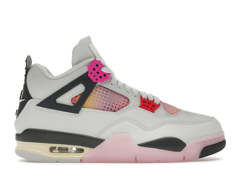 Air Jordan 4 Retro Comic - Off White/Anthracite/Neutral Grey/Fire Pink/Light Arctic Pink/Muslin - JA1135-100 - 01