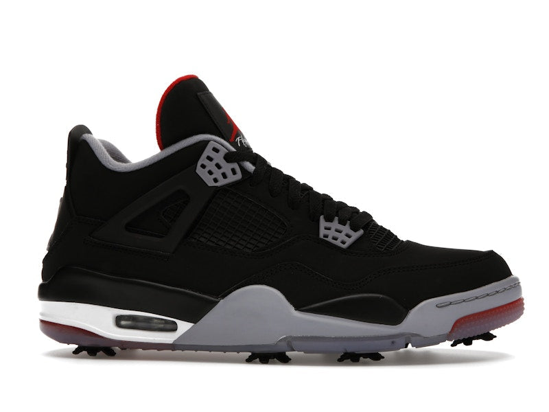 Air Jordan 4 Retro Golf Bred - Black/Fire Red-Cement Grey-White - CU9981-002 - 02