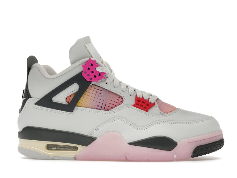 Air Jordan 4 Retro Comic - Off White/Anthracite/Neutral Grey/Fire Pink/Light Arctic Pink/Muslin - JA1135-100 - 02