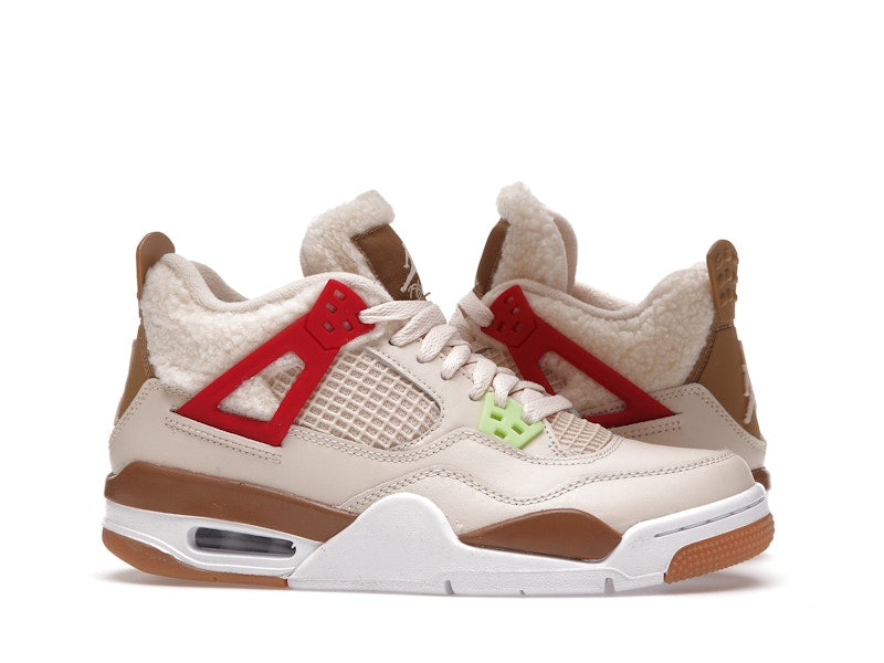 Air Jordan 4 Retro Where The Wild Things Are (GS) - Pearl White/Dark Driftwood-Gym Red - DH0572-264 - 02