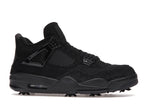Air Jordan 4 Retro Golf Black Cat Pony Hair