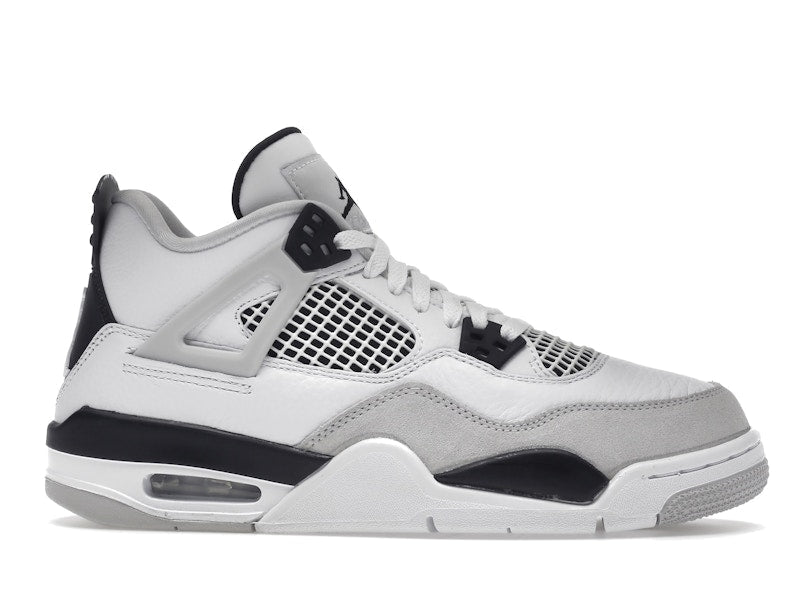 Air Jordan 4 Retro Military Black (GS) - White/Black-Neutral Grey - air-jordan-4-retro-military-black-gs - 02