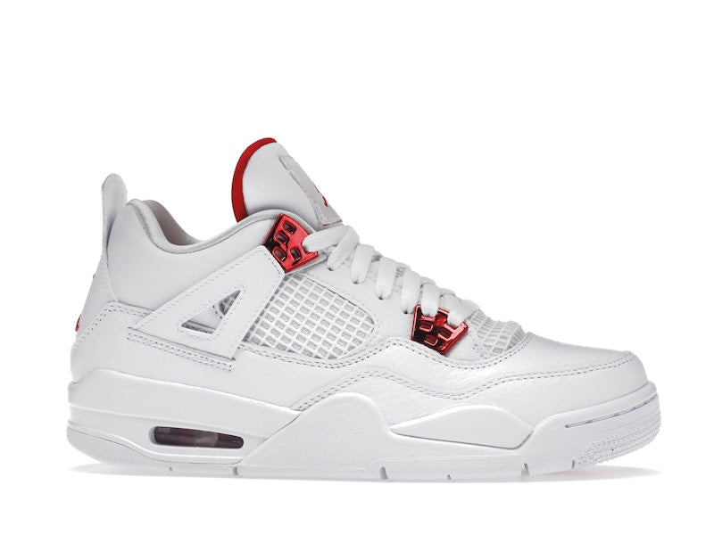 Air Jordan 4 Retro Metallic Red (GS) - White/University Red-Metallic Silver - air-jordan-4-retro-metallic-red-gs - 02