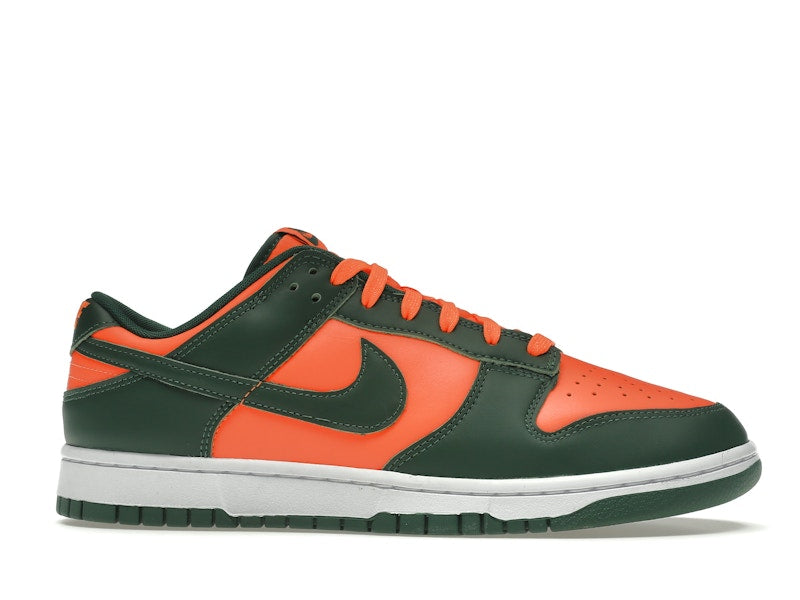 Nike Dunk Low Retro Miami Hurricanes - Team Dark Green/Team Orange-White - DD1391-300 - 02