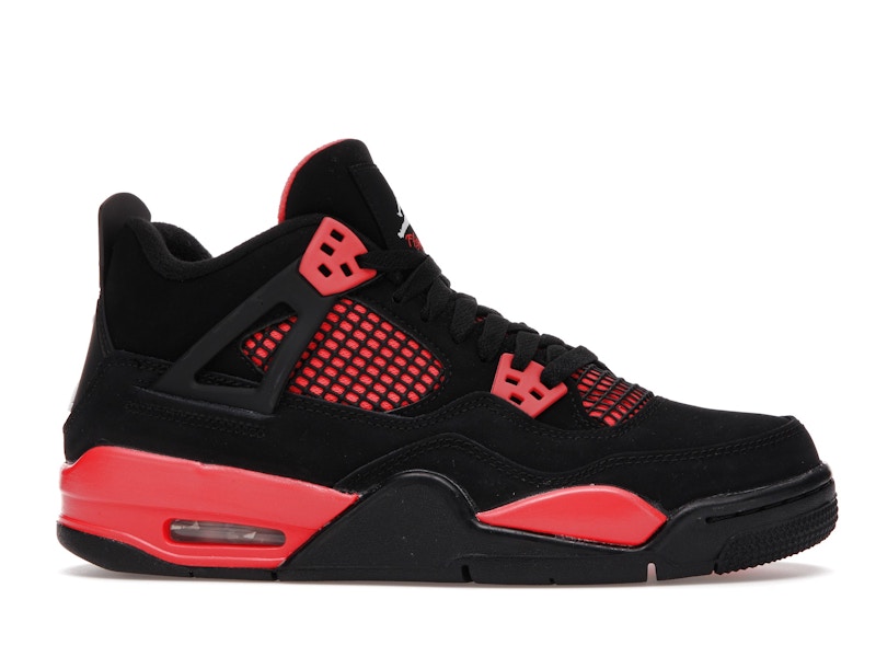 Air Jordan 4 Retro Red Thunder (GS) - Black/Multi-Color-Multi-Color-Crimson - 408452-016 - 02