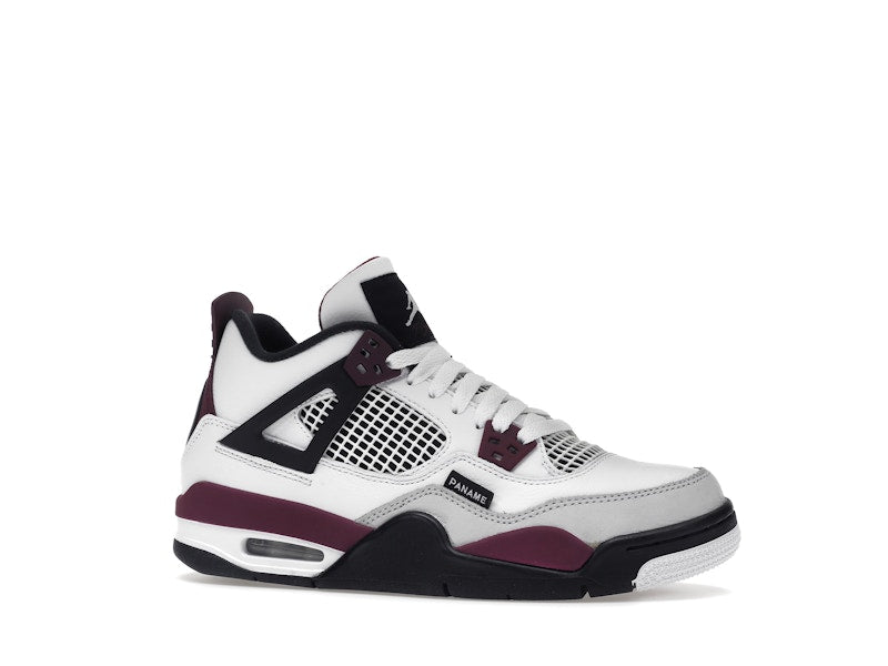 Air Jordan 4 Retro PSG Paris Saint-Germain (GS) - White/Bordeaux-Neutral Grey-Black - CZ6509-100 - 03
