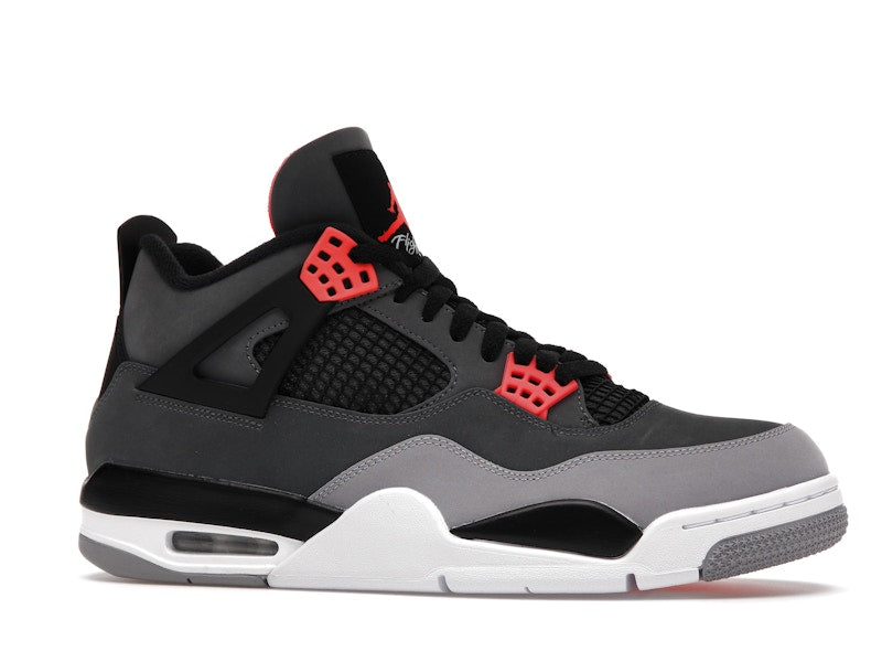 Air Jordan 4 Retro Infrared - Dark Grey/Infrared 23-Black-Cement Grey - DH6927-061 - 03