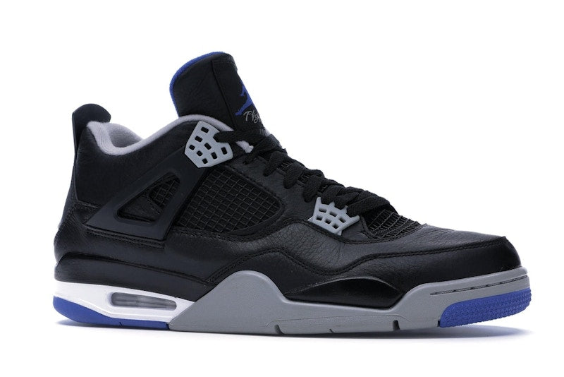 Air Jordan 4 Retro Motorsports Alternate - Black/Game Royal-Matte Silver-White - air-jordan-4-retro-motorsports-alternate - 03