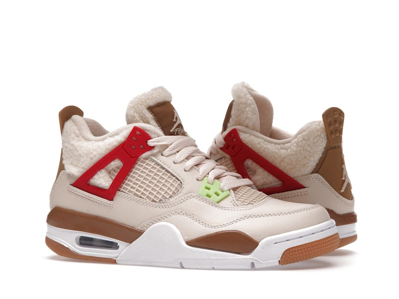 Air Jordan 4 Retro Where The Wild Things Are (GS) - Pearl White/Dark Driftwood-Gym Red - DH0572-264 - 03