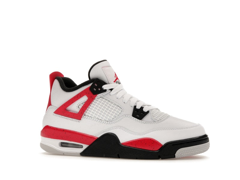 Air Jordan 4 Retro Red Cement (GS) - White/Fire Red/Black/Neutral Grey - air-jordan-4-retro-red-cement-gs - 03