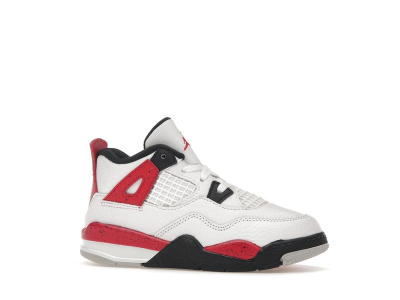 Air Jordan 4 Retro Red Cement (TD) - White/Fire Red/Black/Neutral Grey - BQ7670-161 - 03