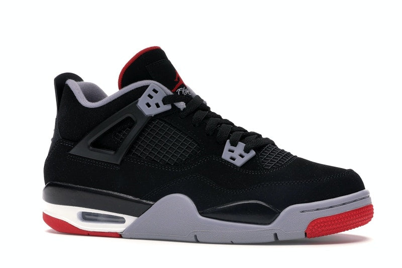 Air Jordan 4 Retro Bred 2019 (GS) - Black/Fire Red-Cement Grey-Summit White - air-jordan-4-retro-bred-2019-gs - 03