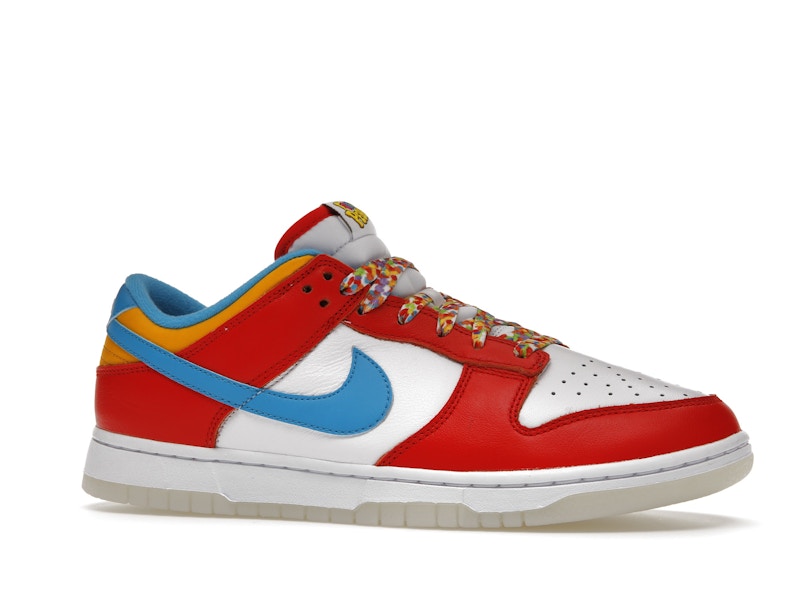 Nike Dunk Low Qs Lebron James Fruity Pebbles - Habanero Red/Laser Blue/White - DH8009-600 - 03