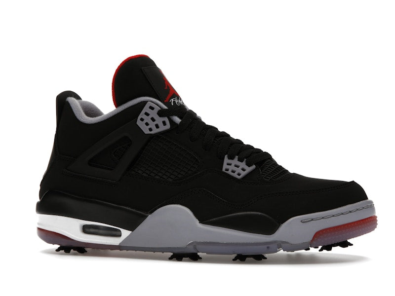 Air Jordan 4 Retro Golf Bred - Black/Fire Red-Cement Grey-White - CU9981-002 - 03