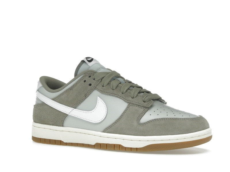 Nike Dunk Low Retro SE Light Silver Light Army Sail White, vista a 360 gradi 4 di 36