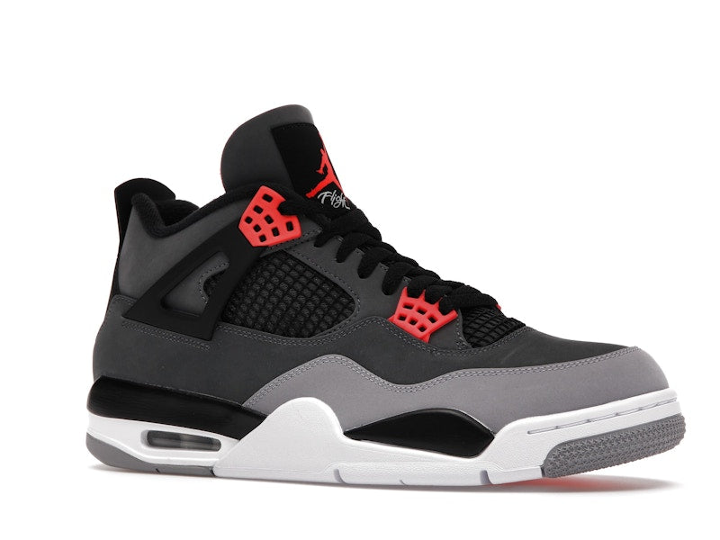 Air Jordan 4 Retro Infrared - Dark Grey/Infrared 23-Black-Cement Grey - DH6927-061 - 04