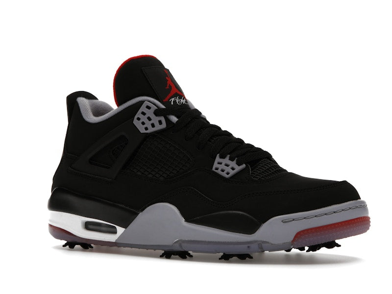Air Jordan 4 Retro Golf Bred - Black/Fire Red-Cement Grey-White - CU9981-002 - 04