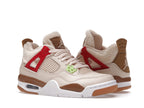 Air Jordan 4 Retro Where The Wild Things Are (GS) - Pearl White/Dark Driftwood-Gym Red - DH0572-264 - 04