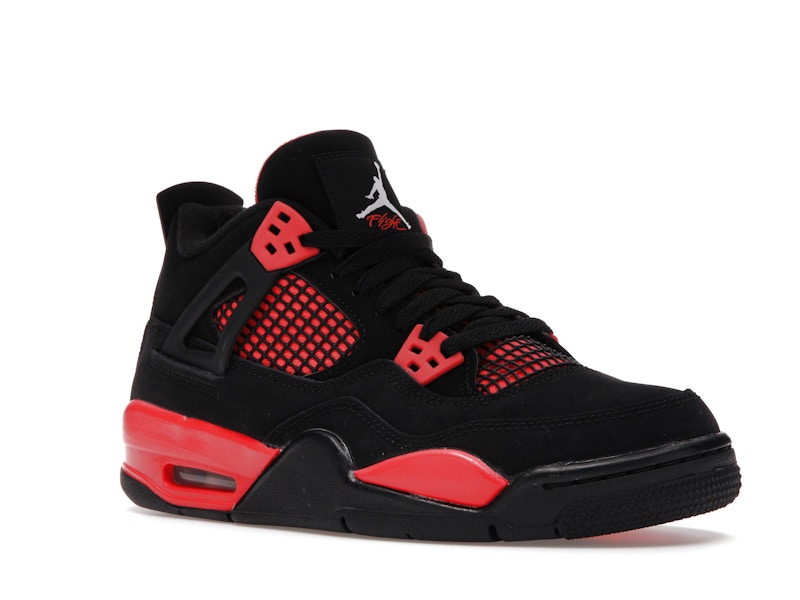 Air Jordan 4 Retro Red Thunder (GS) - Black/Multi-Color-Multi-Color-Crimson - 408452-016 - 05