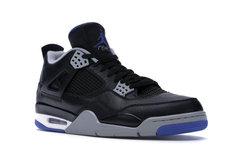 Air Jordan 4 Retro Motorsports Alternate - Black/Game Royal-Matte Silver-White - air-jordan-4-retro-motorsports-alternate - 05